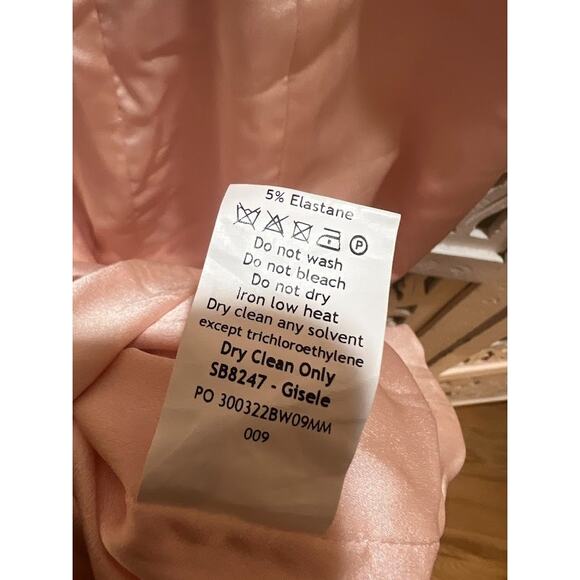 House of CB Gisele Peony Satin Corset Midi Dress Size XS Extra Small - Picture 8 of 9